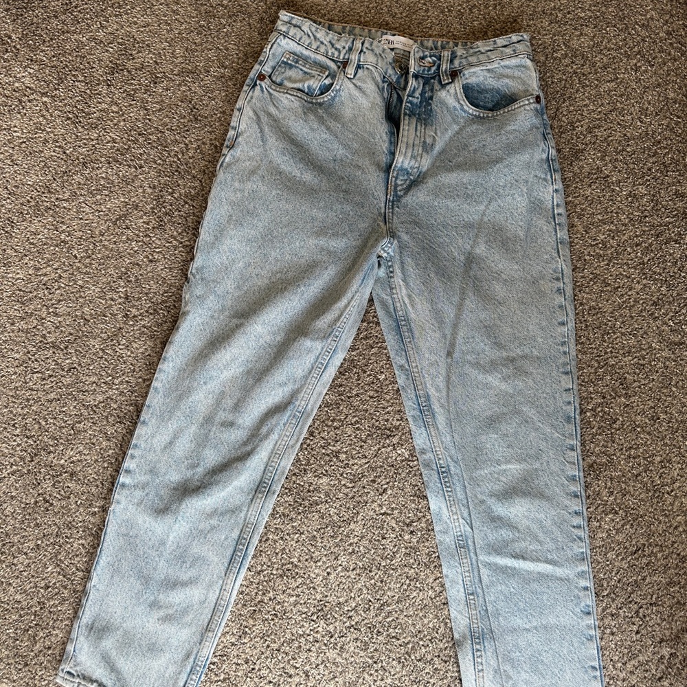 Zara Light Blue Denim Jeans